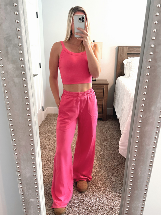 Vanessa Sweatpants | Hot Pink
