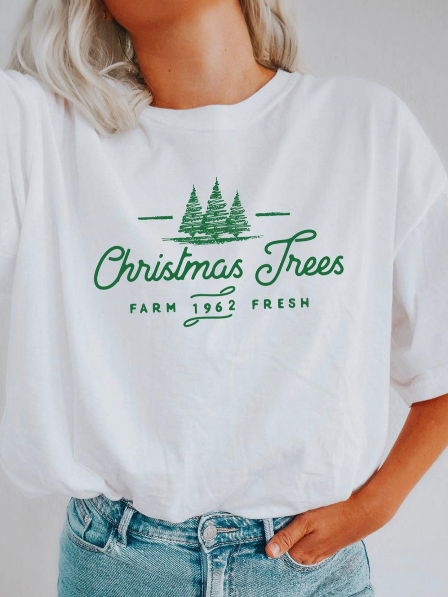 Farm Fresh Christmas Trees Graphic Tee
