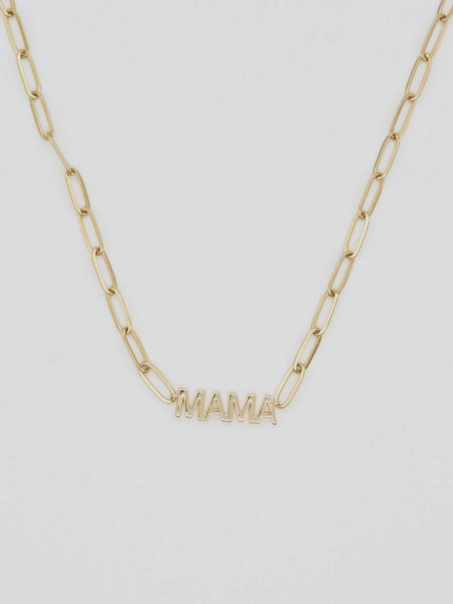 MAMA Paper Clip Necklace - Waterproof