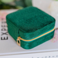 Velvet Jewelry Box | Emerald Green