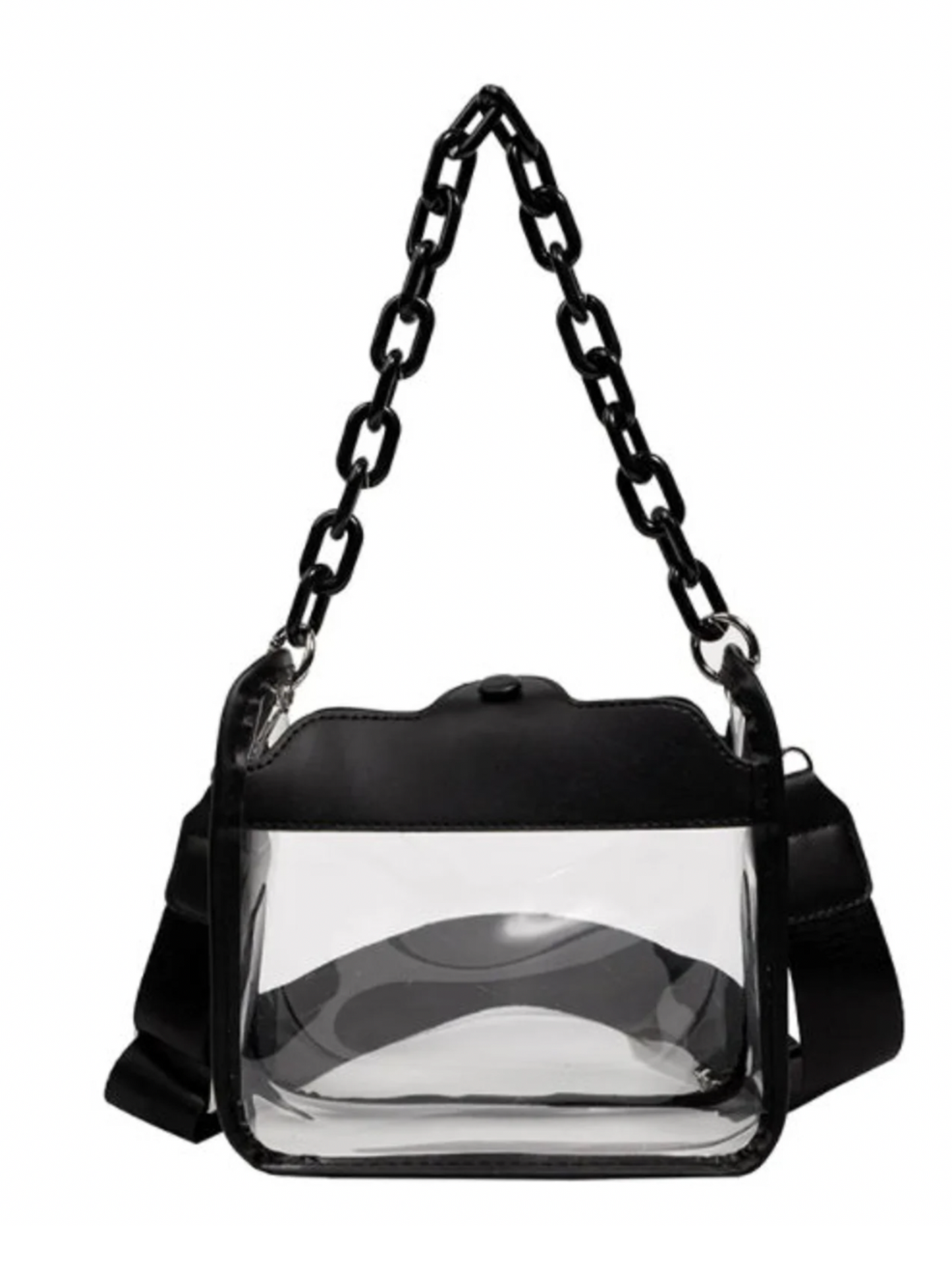 Clear Stadium bag | Black