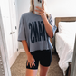 Titans Cropped Graphic Tee | Blue