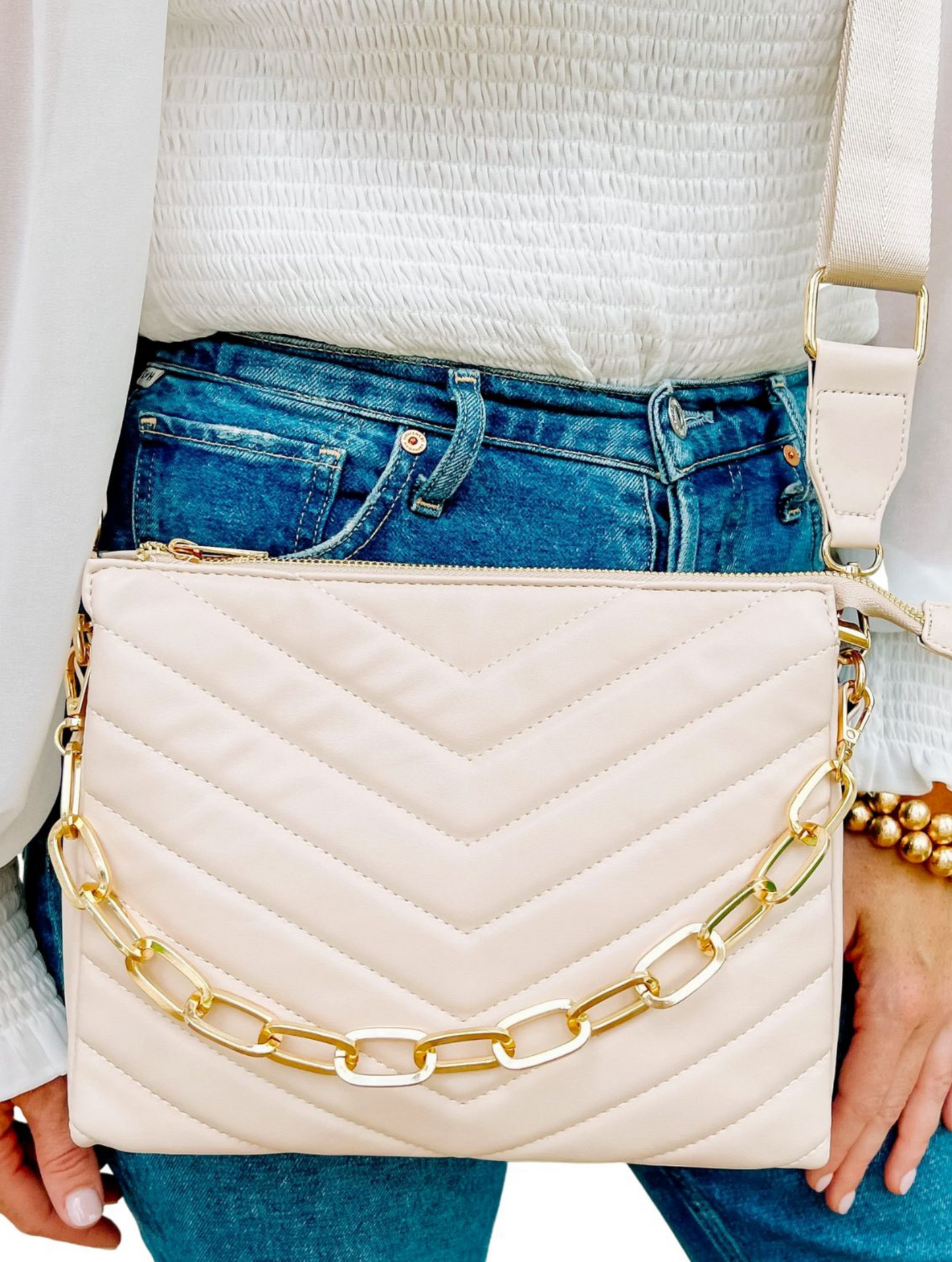 Becca Crossbody | Cream