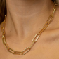 Chunky Paperclip Necklace - Waterproof